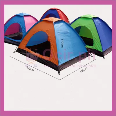 Alex Mall COD 2/4/6/8 Person manual Pop Up Outdoor Family Camping Tent Easy Open Camp Tents