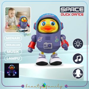 BF-M311 Mainan Anak Bebek Astronot Joget Robot Menari Ada Lampu + Musik / Dancing Robot Joget Space Duck Dance Kids / Mainan Bebek Luar Angkasa
