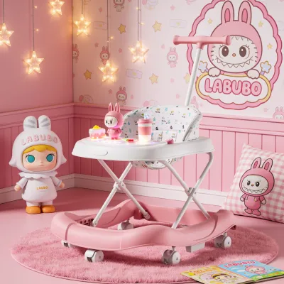 baby walker infant multi-functional adjustable foldable with music lights rocking chair for baby