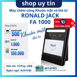 FA1000 Máy chấm công khuôn mặt và thẻ từ( hàng chính hãng Ronald jack) mới 100%