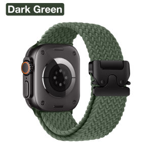 Sanptoch Tương Thích Với Vòng đeo đồng hồ Apple 49 46 45 44 42 41 40 38Mm Nylon Mềm Dệt Cho Iwatch Siêu 2 SE Loạt 10 9 8 7 6 5 4 3 2 1 Da Thân Thiện Với vòng kiểu dáng thể thao Vòng Đeo Tay Với Công tắc khóa