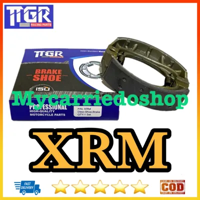 TTGR Set Brake Shoe Motorcycle : XRM 110/125 WAVE 100/110/125 DASH TRINITY CG125 SHOGUN JET100/BONUS SMASH 110/125 CS90