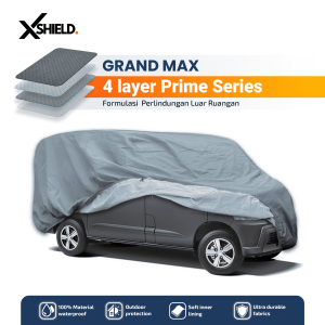 Outdoor 4 Layer Cover Mobil GRAND MAX Sarung Penutup Soft Carbon Tebal Waterproof & Anti Panas UV