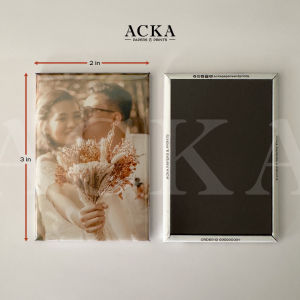 4 pcs 2.1" x 3" Personalized Magnets | Gift Souvenirs Ref Magnet Photo Magnet Home Decor | ACKA Papers and Prints