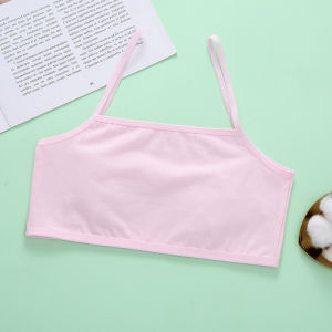 Áo Lót Cho Bé Gái 2 Dây Cotton Trơn Mềm Thiết Kế Đơn Giản  Áo Lá Cho Tuổi Dậy Thì Cấp 1 - 2 Thoáng Khí DLN68 A032