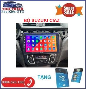 [TẶNG VIETMAP S2] Màn hình dvd android OLEDPRO X4 ram4/32g lắp xe SUZUKI CIAZ. DVD android Full HD GPS chỉ đường camera lùi bản đồ VietmapS2 Navitel Màn hình dvd ô tô giá rẻ Màn hình xe hơi lắp sim 4G THU-PHÁT WIFI xem youtube... Phụ kiện xe hơi. dvd oto