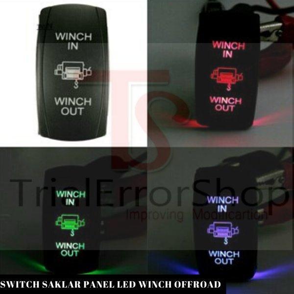 Switch Saklar Panel Led Winch Offroad On Off 7Pin Winch Switch Sunroof