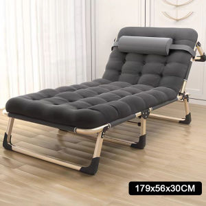 Folding Bed Office Recliner Napping Bed Napping Chair With Foam Folding Bed Floor Chair Rollaway bed Single home simple nap chair Office Foam rollaway bed