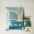 Pupuk NPK Mutiara 16-16-16 Biru Repack 100 Gram / Pupuk Mutiara 16. 