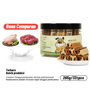 Dentalstick untuk Anjing - Dog Treats - Snack Anjing - Pembersih Gigi Anjing - Penghilang Bau Mulut dan Gigi Anjing Dental Stix Dentalight 265g