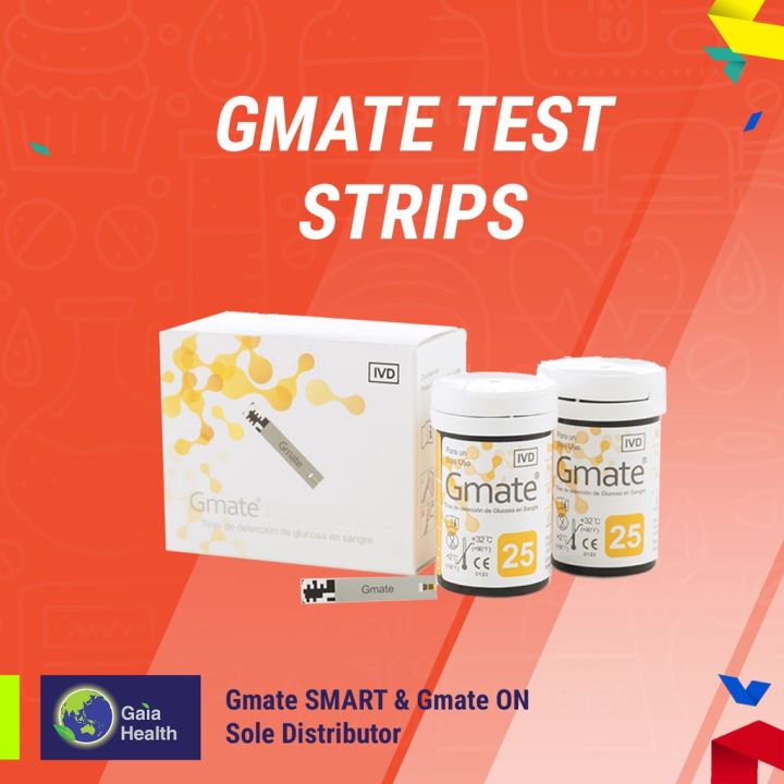 [READY STOCK] Gmate Blood Glucose Test Strips (Expiry Oct 2024