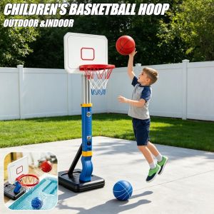 Adjustable Basketball Stand Sport Toy Set Household Kids Basketball Hoop