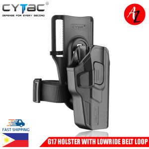 CYTAC Tactical Holster with Low Ride Belt Loop for G17 G22 G31 (Gen 1 2 3 4) & G17 Gen 5 Right Handed