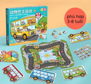 Trò Chơi Lộ Trình Xe Buýt Con Vật – Luyện Kỹ Năng Tính Toán Lắp Ghép Tư Duy  2025
