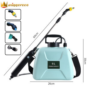 Bình Xịt Điện 5L Bình Xịt Tưới Cây Sạc USB Tự Động Phun Sương Cho Vườn Bình Tưới Nước Bình Tưới Vườn