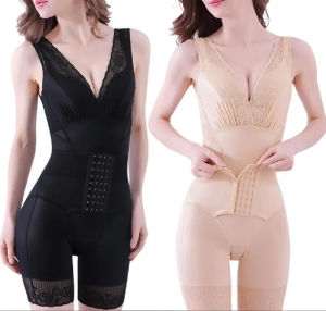 ผู้หญิงเปิดก้นชุดชั้นใน Magnetic Corset Slimming Shapers Hook ควบคุมชุดชั้นในร่างกาย