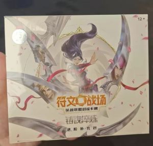 100%Original Runes Battlefield Trading Supplement Pack Battle Collectible Cards Game PTCG Simplified Chinese Cards Toy Gifts2026