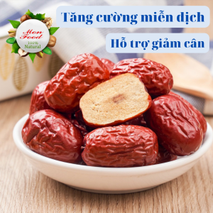 Táo Đỏ Sấy Khô Thượng Hạng Tofood Táo đỏ Tân Cương Không Đường Quả To Loại 1 Trái Cây Sấy Dẻo Nguyên Vị