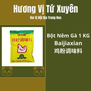 Bột Nêm Gà Bách Gia Tiên Baijiaxian (Gói 1kg) - Gia Vị Đậm Đà Chuẩn Vị Ẩm Thực Trung Hoa