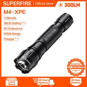 SUPERFIRE M4 LED Flashlight Waterproof Portable Torch Outdoor