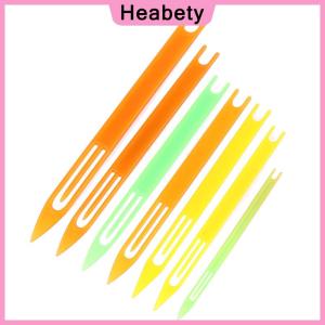 Heabety 7pcs Fishing Netting Needle Repair Net Line Mending Weaving Rustproof Shuttles