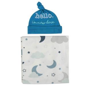 Baby Receiving Blanket Headband Hat Sleeping Bag Swaddle Wrap Tail Knot Beanies Cap Hair Band Headdress Headwrap Gifts
