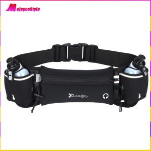 【NEW】 Mens Crossbody Bag - Adjustable Fanny Pack with Water Bottle Holders for Outdoor Activities and Exercise