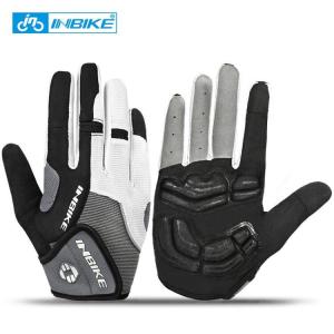 Găng Tay Thể Thao INBIKE IF239 Cho Nam Nữ Găng Đạp Xe Chống Sốc Leo Núi MTB Có Màn Hình Cảm Ứng Dùng Mùa Thu