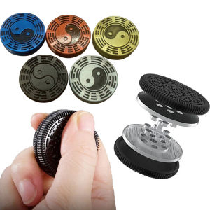 Fidget Spinner Toys EDC Fidget Coin Spinner Decompression Simulation Toy Magnetic Autism Sensory Toys Pop Gyroscope Fidgeting Fidget Toys for Children