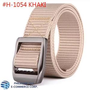 H-#1054 Nylon Canvas Belt Mens Versatile Jeans Outdoor Tactical Heavy Duty Adjustable Belt