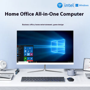 12th Gen Intel Core i5 All-in-One PC computer desktop | 19" Ultra-Slim Design monitor Pre-installed Excel & Word | Ready for Business Office & Home Use