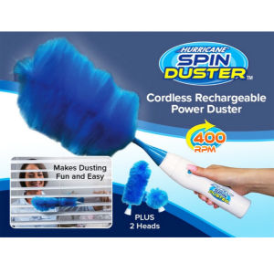 Kemoceng elektrik Pembersih Debu Duster Brush Adjustable 360° Revolve Dust Cleaner