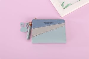 ZEEMIN กระเป๋าสตางค์ใหม่ผู้หญิงซิปสั้นระดับไฮเอนด์กระเป๋าเปลี่ยนความรู้สึกนักเรียนหญิงเวอร์ชั่นเกาหลีแฟชั่นหลายสีสไตล์น่ารัก