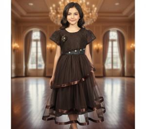 Dress Pesta Anak Perempuan Baju Pesta Anak Gaun Pesta Anak Baju Pesta Anak Baju Ulang Tahungaun pesta/dres anak usia 8-9 tahun