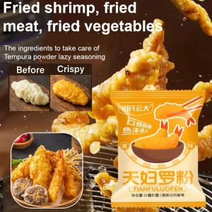Tempura Batter Mix Fry Mix Crispy Tender Batter Japanese Coating Powder Independent Packaging Clean And Hygienic For Frying Tempura Chicken Wing Vegetable Etc