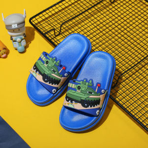Tank Childrens Slippers Summer Boys Soft Bottom Non-Slip Bath Cartoon Household Kids Children Teens Babies Slippers Wholesale