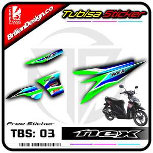 Sticker Striping Nex Lama/Old - Stiker Striping Variasi Motor Nex Nex Lama/Old. TBS.SF.03