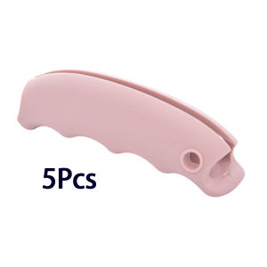 Portable Silicone Shopping Grocery Bag Holder Clip Handle Protect Hands Labor Saving Tool (5PCS)
