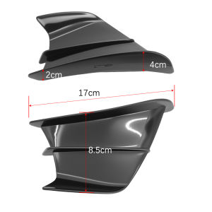 Universal Motorcycle Winglet Aerodynamic Side Wing Fin Spoiler For Yamaha YZF R1 R25 Kawasaki Ninja