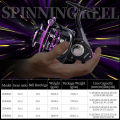 Sougayilang COD Alat Gulungan Pancing 12+1BB 5.0:1 2000-5000 Metal Handle Spinning Gulungan Pancing.. 