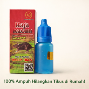 raja racun pembasmi tikus berupa cairan asli indonesia mati ditempat racun tikus cair dosis super