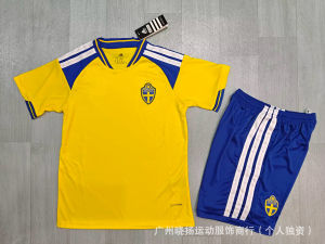 AU2026 National team childrens summer outfit new style childrens clothing boys soccer jersey quick-drying short-sleeved shirt T T-shirt and shorts