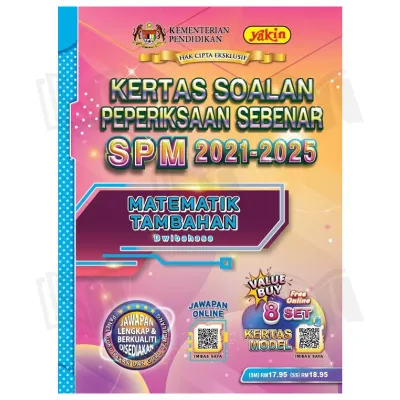 【ST】2026 YAKIN: KERTAS SOALAN PEPERIKSAAN SEBENAR / PAST YEAR SPM 【TAHUN 2021-2025】 MATEMATIK & SEJARAH