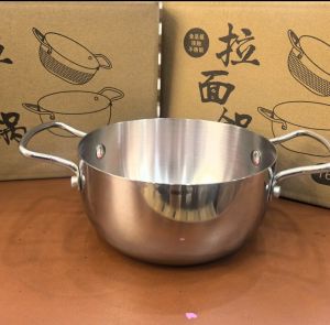 Milk Pot Complementary Pot Binaural Noodle Cooker Extra Thick Triple Layer Steel Complementary Food