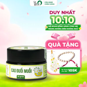 Sáp đuỗi muỗi Mệ Đoan với thành phần vaseline kết hợp tinh dầu tràm nguyên chất hỗ trợ làm dịu da xua đuổi côn trùng 20g