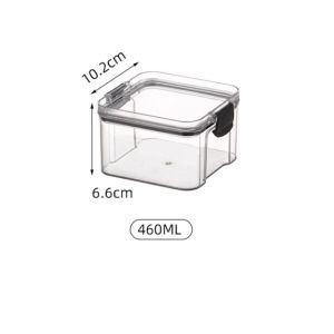 Toples Premium Kotak Snack Kedap Udara Penyimpanan Bening Cereal Kontainer Makanan Food Storage Jar Container/ Toples Lebaran/ Toples kue imlek