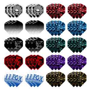 Fox Smiling Dart Flights 30/60PCS Types Dardos Feather Leaves Wings Tail Dart Accessories With Good Quality