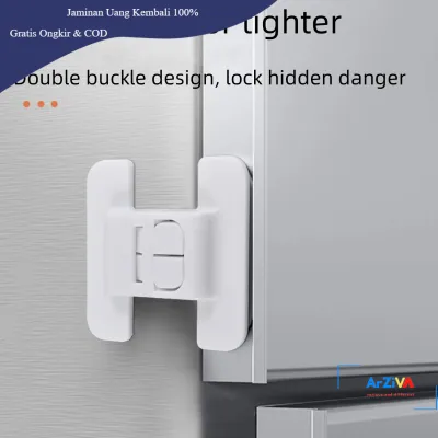 BABYY Kunci Pengaman Pintu Kulkas Multifungsi Adhesive Lock 2 PCS - BB7