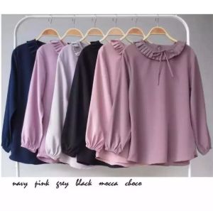 ATASAN WILONA BLUS KEKINIAN/ ATASAN TERBARU 2024/ATASAN TERLARIS MASA KINI