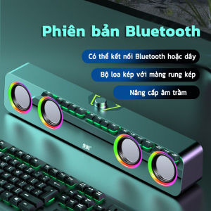 SAST loa máy tính loa Bluetooth có đèn LED đẹp mắt với âm trầm siêu mạnh cực kỳ đẹp hỗ trợ nhiều thiết bị.